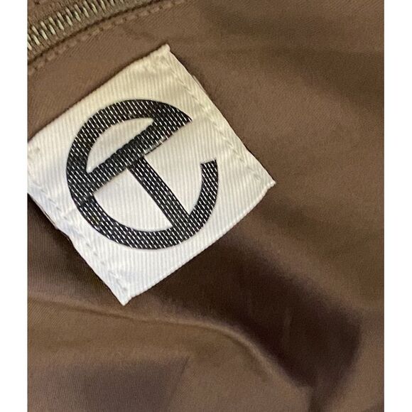 Telfar Shopping Tote Monogram Jacquard with Faux Leather Large Brown - Picture 6 of 6